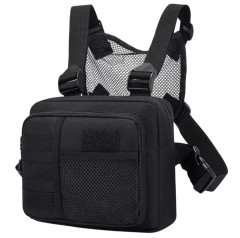 Сумка RusForce нагрудная тактическая Чёрный