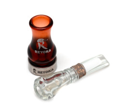 Манок духовой 2 в 1 (уточка чирок и шилохвость) Reyoka Camurcun Красный / Прозрачный