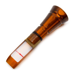 Манок духовой на утку крякву Buck Gardner Buck Brush Short Barrel BB3-BRB/C Бурбон / Прозрачный