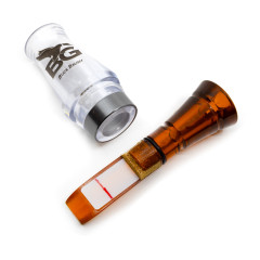 Манок духовой на утку крякву Buck Gardner Buck Brush Short Barrel BB3-BRB/C Бурбон / Прозрачный