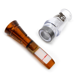 Манок духовой на утку крякву Buck Gardner Buck Brush Short Barrel BB3-BRB/C Бурбон / Прозрачный