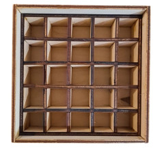 Коробка Стикхант для хранения 25 патронов 12 калибра Дерево