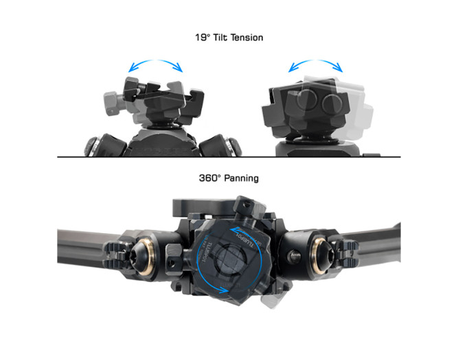 Сошки телескопические Leapers UTG PRO TBNR крепление на Weaver / Picatinny 3 положения ног