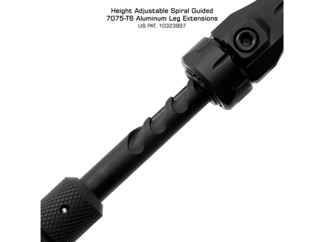 Сошки телескопические Leapers UTG PRO TBNR крепление на Weaver / Picatinny 3 положения ног