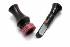 Манок духовой на утку акриловый Stickhunt ArtCalls Woodstock Черное африканское дерево 1 лепесток Красный