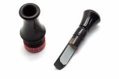 Манок духовой на утку акриловый Stickhunt ArtCalls Woodstock Черное африканское дерево 1 лепесток Красный