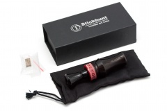 Манок духовой на утку акриловый Stickhunt ArtCalls Woodstock Черное африканское дерево 1 лепесток Красный