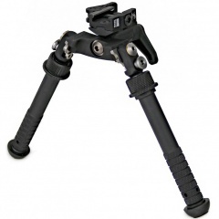 Сошки телескопические Atlas CAL GEN2 BT65-LW17 быстросьемные на Picatinny 13-24 см Чёрный