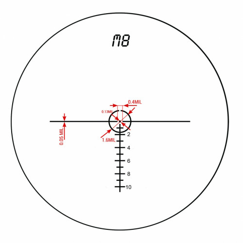 Прицел оптический Konus Pro Tactical EL-30 4-16X44 SFP FP WP (7330) Сетка 10 шт