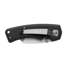 Нож складной Gerber Edge Tachide Black Rubber Handle (31-000668) Клинок 3 см Чёрный