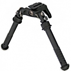 Сошки телескопические Atlas CAL GEN2 BT65-NC без крепления 13-24 см Чёрный