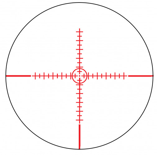 Прицел оптический Konus Pro Tactical EL-30 6-24X50 IR SFP RF WP (7331) Сетка 10 шт