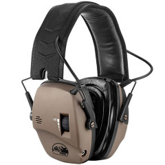 Наушники активные стрелковые ShotTime 44 Pro с гелевыми амбушюрами 23-82 ДБ Койот
