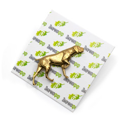 Значок Курцхаар Латунь