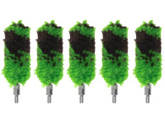 Ерш пуховка для чистки оружия ShotTime ST-BD-12-5-B для 12 калибра Папа M5 Шерсть 5 шт