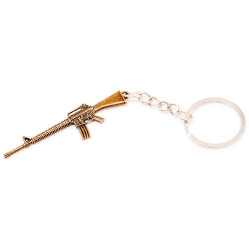 Брелок Microgun XS Винтовка M16A4 Classic Золотой