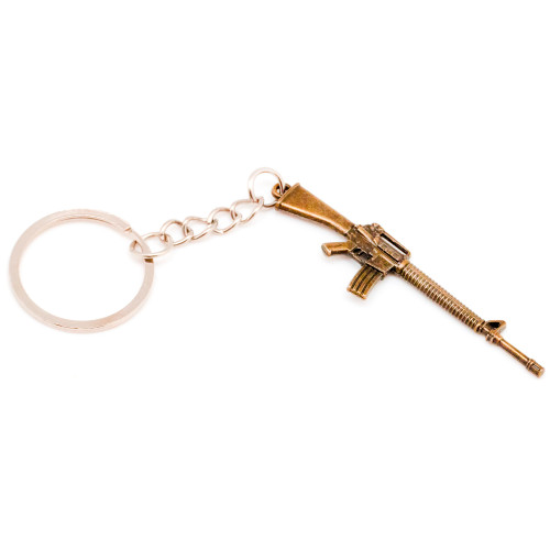 Брелок Microgun XS Винтовка M16A4 Classic Золотой