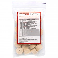 Патч войлочный для чистки оружия A2S GUN A2S-21-10 диам. 21 мм Белый 10 шт