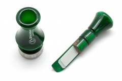 Манок духовой на утку акриловый Stickhunt ArtCalls Emerald 2 лепестка Изумруд