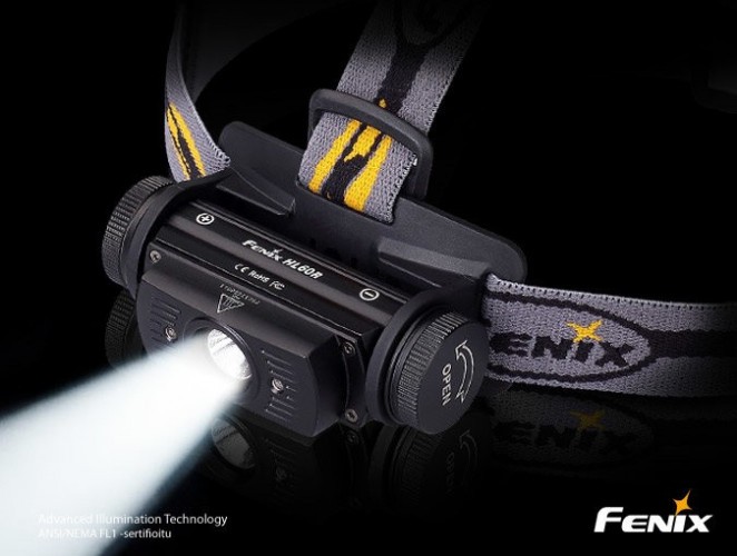 Фонарь налобный Fenix HL60R Свет - Белый (Нейтральный) 950 lm 116 м Койот