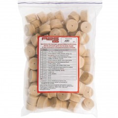 Патч войлочный для чистки оружия A2S GUN A2S-21-100 диам. 21 мм Белый 100 шт