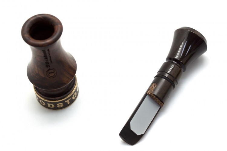 Манок духовой на утку Stickhunt ArtCalls Woodstock Орех Gold edition VIP (111/333) Чёрное золото