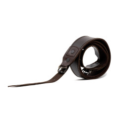 Ремень оружейный Стикхант ТАК-Р №01 без антабок из натуральной кожи 90х3 см Коричневый