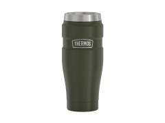 Термос для напитков (термокружка) THERMOS KING SK-1005 MAG 0.47L, нержавеющая сталь, клапан, крышка-пробка, Army Green