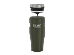 Термос для напитков (термокружка) THERMOS KING SK-1005 MAG 0.47L, нержавеющая сталь, клапан, крышка-пробка, Army Green