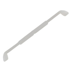 Шнурок-резинка силиконовая для стрелковых очков 22 см Белый