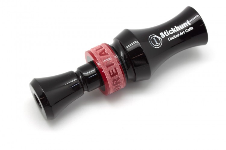 Манок духовой на утку акриловый Стикхант Stickhunt Art Calls Adrenaline 1 Black однолепестковый черный