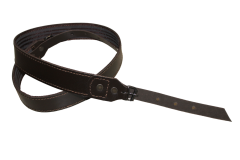Ремень оружейный Стикхант ТАК-Р №02 без антабок из натуральной кожи 90х4 см Коричневый