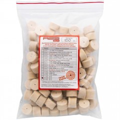 Патч войлочный для чистки оружия A2S GUN A2S-19-100 диам. 18,5 мм Белый 100 шт