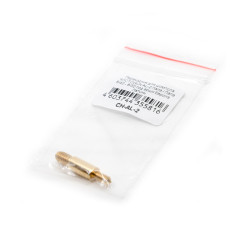 Переходник для шомпола ЧИСТОGUN CH-AL-2 Папа 5/40 - Папа 8/32 Латунь