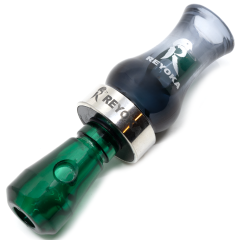 Манок духовой 2 в 1 (уточка чирок и шилохвость) Reyoka Camurcun Дымчатый / Зелёный