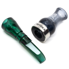 Манок духовой 2 в 1 (уточка чирок и шилохвость) Reyoka Camurcun Дымчатый / Зелёный