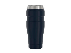 Термос для напитков (термокружка) THERMOS KING SK-1005 MMB 0.47L, нержавеющая сталь, клапан, крышка-пробка, тёмно-синий