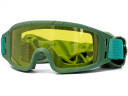 Очки-маска баллистические тактические ShotTime Puma, защитная, оправа зелёная, линза желтая