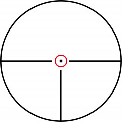Прицел оптический Konus Pro Hunting M-30 1-6X24 IR SFP FP WP (7182) Сетка Center Dot