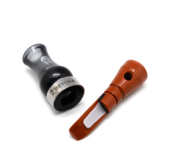 Манок духовой 2 в 1 (уточка чирок и шилохвость) Reyoka Camurcun Дымчатый / Оранжевый