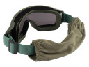 Очки-маска баллистические тактические ShotTime Puma, защитная, оправа зелёная, линза серая