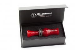Манок духовой на утку акриловый Stickhunt ArtCalls Dynamite 2 лепестка Красный