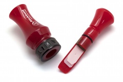 Манок духовой на утку акриловый Stickhunt ArtCalls Dynamite 2 лепестка Красный