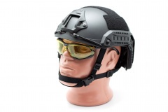 Шлем-каска Helmet PMX-FH Чёрный