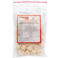 Патч войлочный для чистки оружия A2S GUN A2S-17.5-25 диам. 17.5 мм Белый 25 шт