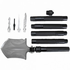 Лопата-трансформер тактическая Ganzo Adimanti HK002 в наборе 8 функций